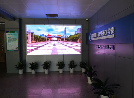 深圳市第二技工学校-LED透明屏厂家赫尔诺